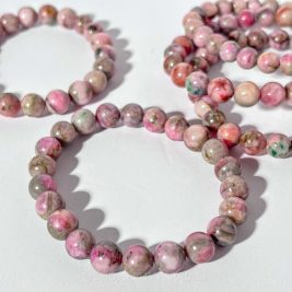 Cobalto Calcite Crystal Stretch Bracelet