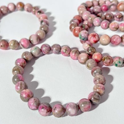 Cobalto Calcite Crystal Stretch Bracelet