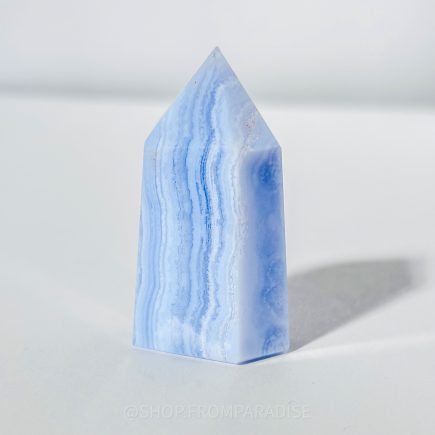 Blue Lace Agate Mini Crystal Tower