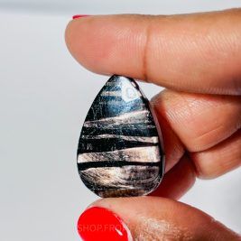 Hypersthene Pear Crystal Cabochon