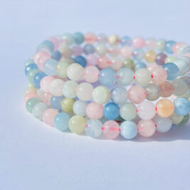 Morganite Crystal Bracelet