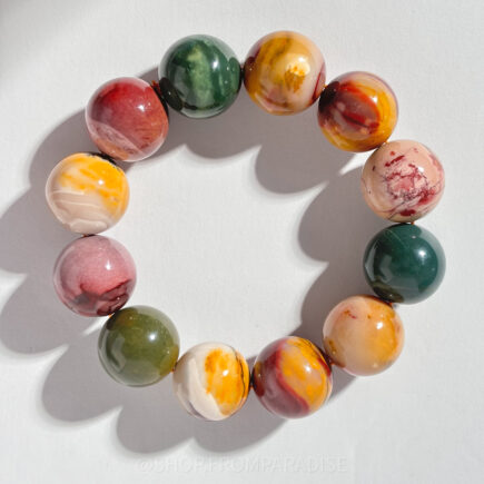 Mookaite Chunky Crystal Bracelet