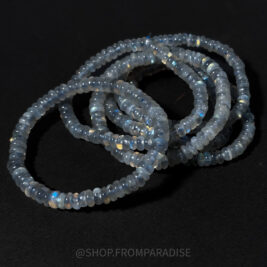 Labradorite Disc Crystal Bracelet