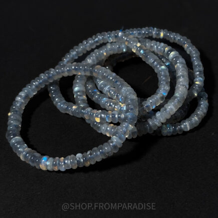 Labradorite Disc Crystal Bracelet