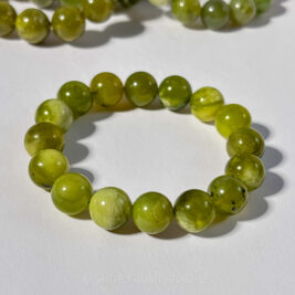 Serpentine Crystal Bracelet: New Jade