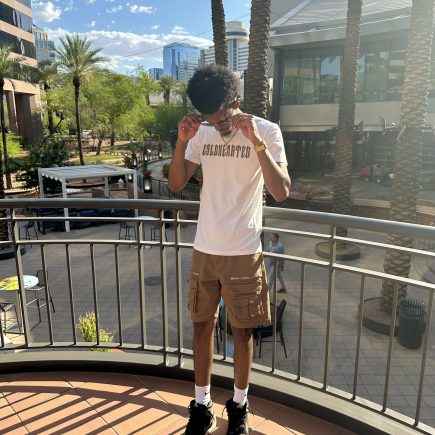 Deck Of Flames Graphic Tee White Rapids