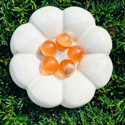Orange Calcite Mini Sphere