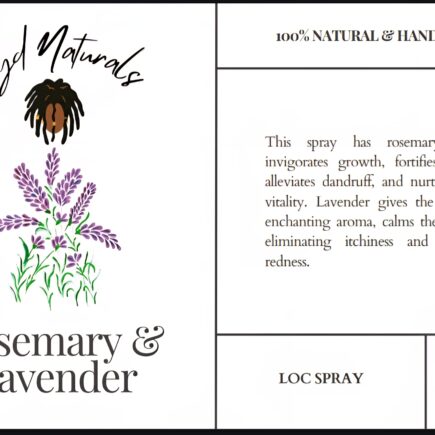 Rosemary and Lavender leave-in conditioner spray
