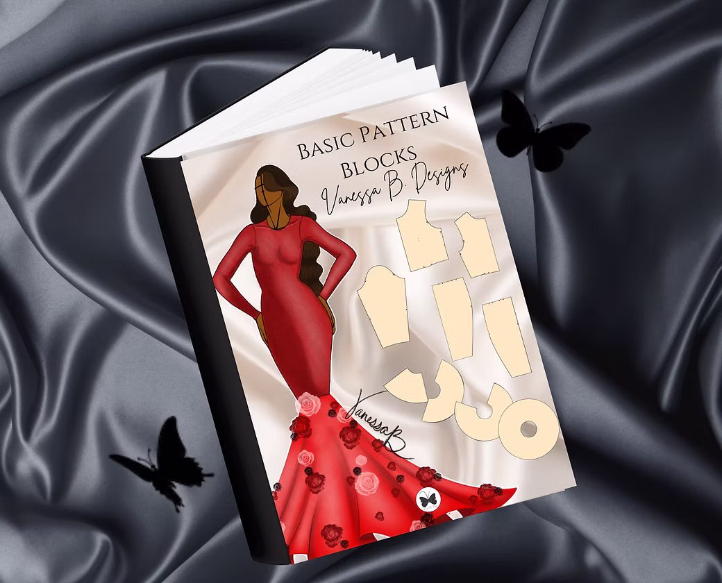 sewing book of black model teaching people to sew