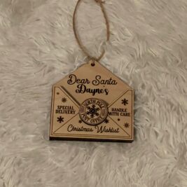 Letter to Santa Ornament