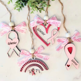 Breast Cancer Awareness Car Charm