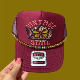Maroon Vintage Soul Trucker Hat