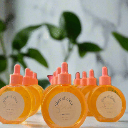 Glow & Grace Face Oil – Jojoba, Moringa & Frankincense | Hydrating & Balancing Facial Elixir