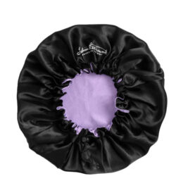 Satin Bonnet by Felicia Leatherwood- Purple