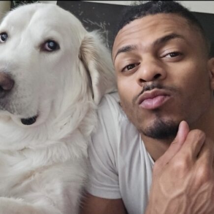 A Young Black Man Facing Eviction with His Dog!