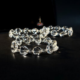 Clear Quartz Heart Motif Bracelet: Love & Harmony
