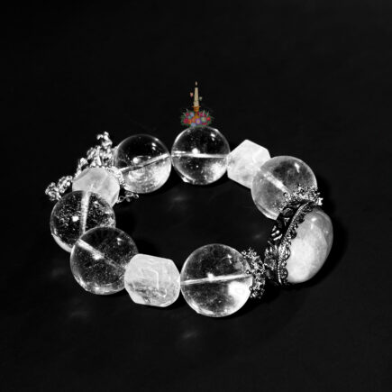 Clear Quartz Artisan Charm Bracelet: Clarity & Amplifying