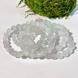 Colorless Fluorite Bracelet: Vision & Higher Awareness | Uncommon Color