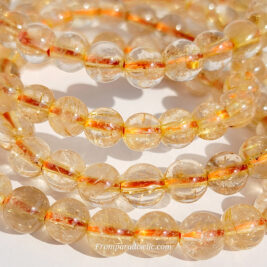 Golden Rutile Bracelet: Abundance & Confidence
