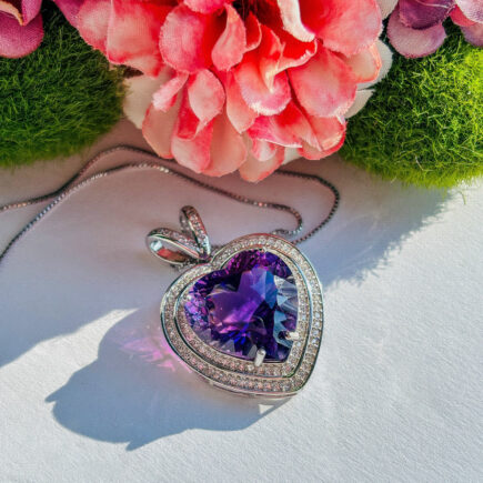 Amethyst Pendant Necklace