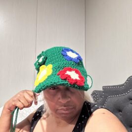 Crochet baseball cap