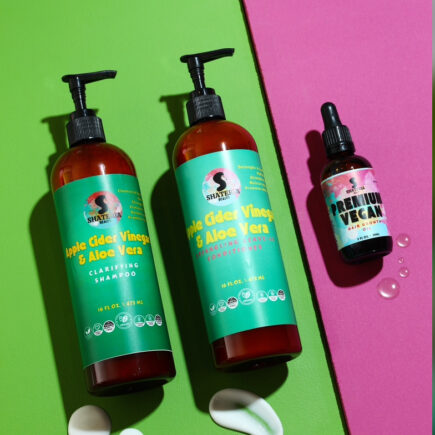 Apple Cider Vinegar & Aloe Vera Wash Day Box (Complete set: Shampoo, Conditioner, and Growth Oil)