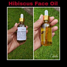 Hibiscus infused face oil