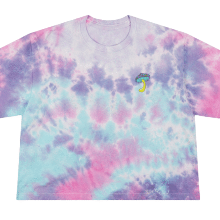 Tie Dye Crop Top Tee