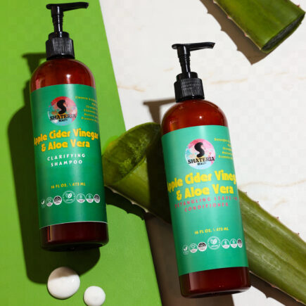 Apple Cider Vinegar & Aloe Vera Clarifying Shampoo & Detangling Leave-in Conditioner