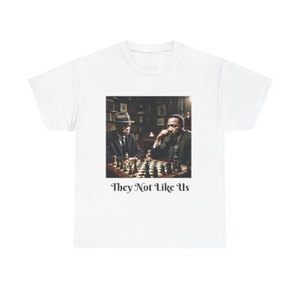 Copy of They Not Like Us Unisex Heavy Cotton Tee, Vintage Chess T-Shirt, Gift for Chess Lovers, Casual Graphic Tee, Unique Statement Shirt