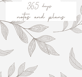 Autumn Print 365 Days Planner