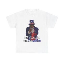 Patriotic T-Shirt, Street Style Top, Protest Fashion, Unisex Cotton Shirt, Fourth of July, Unique Gift