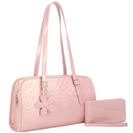 2IN1 Oval Print Design Shoulder Bag W Wallet Set case of 3
$40.00 MSRP $82.99