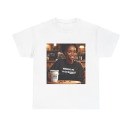 Minding My Black Business Tee, Inspirational Unisex Cotton T-Shirt, Empowerment Apparel, Black Culture Gift, Casual Streetwear, Motivational