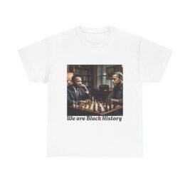 History-Inspired Unisex Heavy Cotton Tee, Black History Tee, Chess Lovers Shirt, Cultural Pride T-Shirt, Gift for Scholars, Unique Heritage