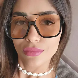 Oversized Square Frame Fashion Sunglasses