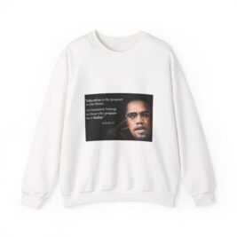 Black History Month Sweatshirt, Civil Rights Activist Apparel, BLM Sweatshirt, Malcom X Quote Jumper, Social Justice Clothing, Equality