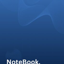 Blue Ivory Minimalist Notebook