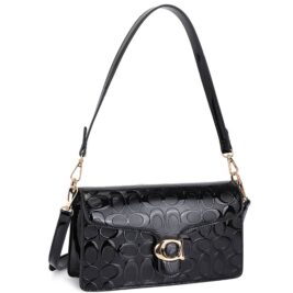 Oval Pattern Design Shoulder Crossbody Bag