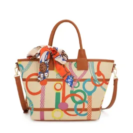 Shriya Printed Tote Bag with Scarf