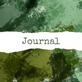 Green Watercolor Modern Journal