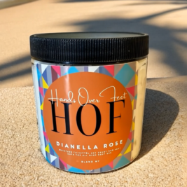 Hands over feet (Cream 2)