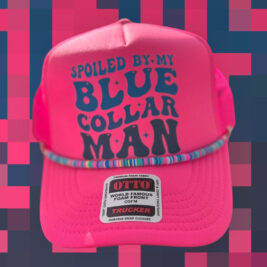 Blue Collar Man Trucker Hat