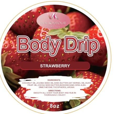 VKC Body Drip Creamy Hydrating Silky Smooth Body Butter Strawberry