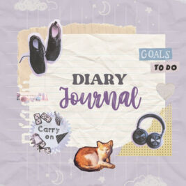 Goals To Do Retro Diary Journal