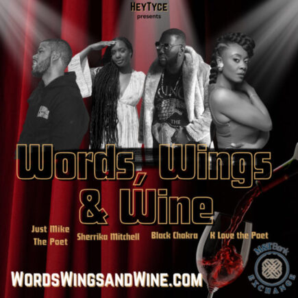 Words, Wings & Wine on Ticketmaster