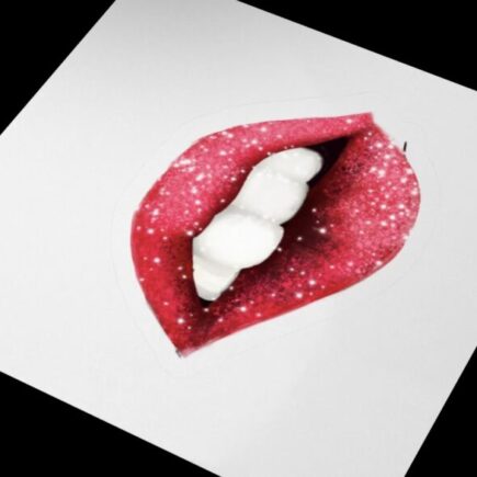 Sparkle Red Lips Sticker