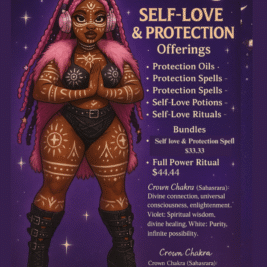Starchild Saturn BLK’s Self-Love & Protection Offerings
