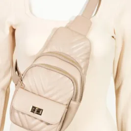 Fame Faux Leather Cushioned Sling Bag