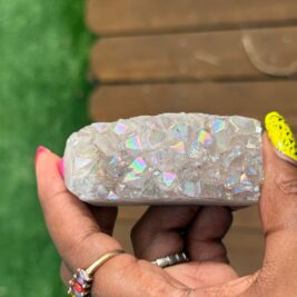 Aura Agate Cluster Tower